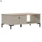 Dohányzóasztal, szürkésbarna Taupe/silverjack tölgy, DOMCA 1S