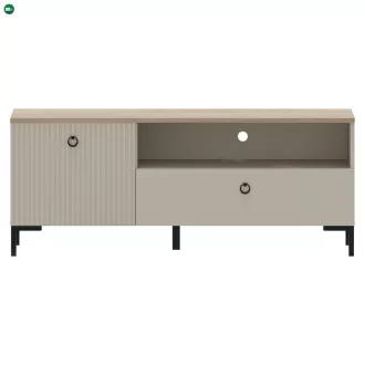   TV-állvány, szürkésbarna Taupe/silverjack tölgy, DOMCA 1K1S