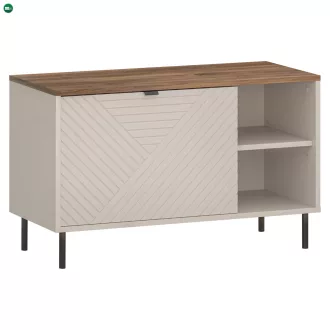 Cipősszekrény, kasmír/castello tölgy, EYCO 1K