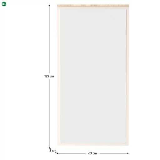 Tükör, sonoma tölgy/kasmír, VERTIO LUS63