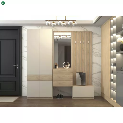 Tükör, sonoma tölgy/kasmír, VERTIO LUS63