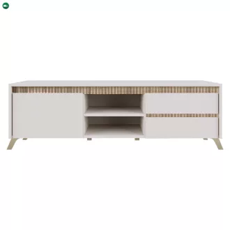 TV-asztal, kasmír/sonoma tölgy, LONGY RTV1K2So