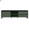TV-asztal, smoke zöld/fekete, LONGY RTV1K2So