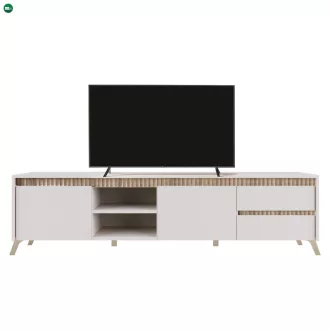 TV-asztal, kasmír/sonoma tölgy, LONGY RTV2K2So