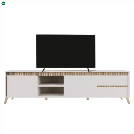 TV-asztal, kasmír/sonoma tölgy, LONGY RTV2K2So