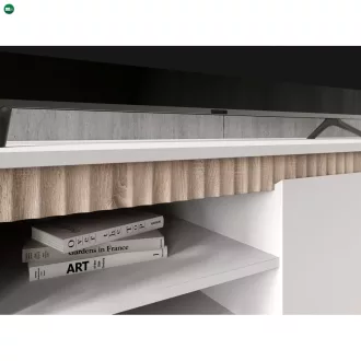 TV-asztal, kasmír/sonoma tölgy, LONGY RTV2K2So