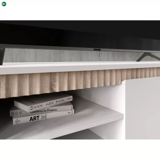 TV-asztal, kasmír/sonoma tölgy, LONGY RTV2K2So