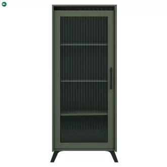 Vitrin, smoke zöld/fekete, LONGY REG1W