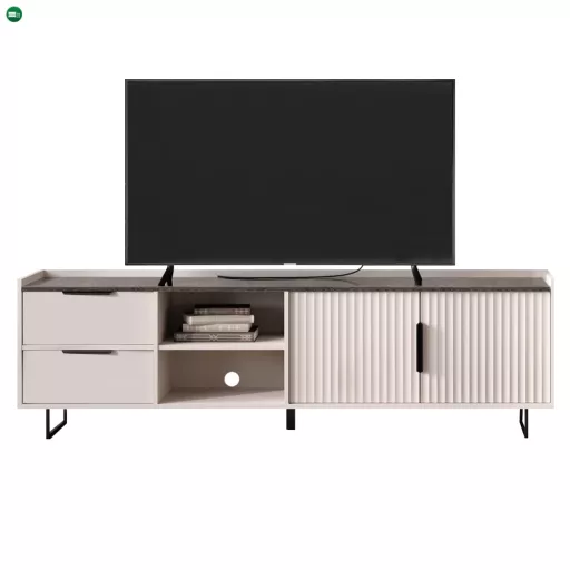 TV-asztal, kasmír/mink arvadonna gesztenye, FRESIO RTV2D2S