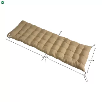 Párna kerti nyugágyhoz, bézs, GAREN NEW