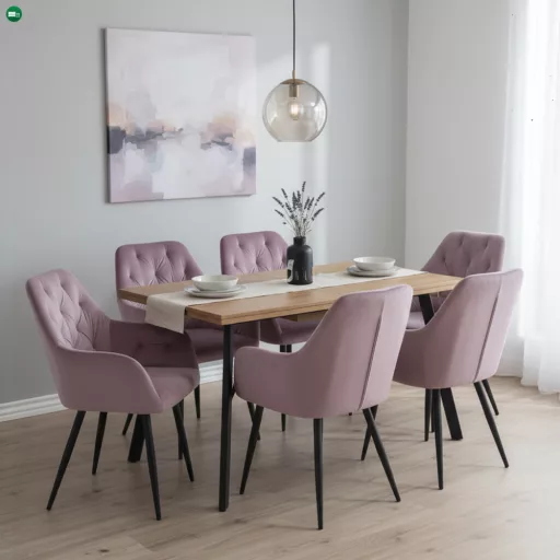 Design fotel, rózsaszín Velvet szövet, VERIO NEW