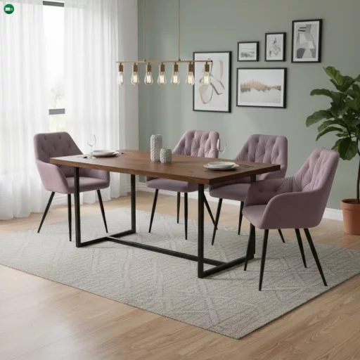 Design fotel, rózsaszín Velvet szövet, VERIO NEW