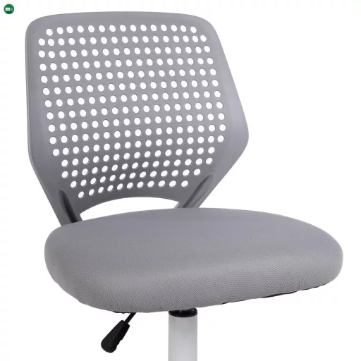 Forgószék, szürke/fehér, SATOZ