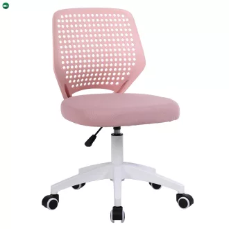 Forgószék, rózsaszín/fehér, SATOZ