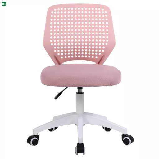 Forgószék, rózsaszín/fehér, SATOZ