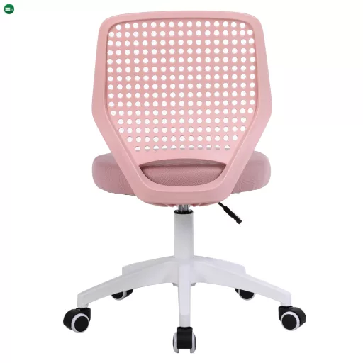 Forgószék, rózsaszín/fehér, SATOZ