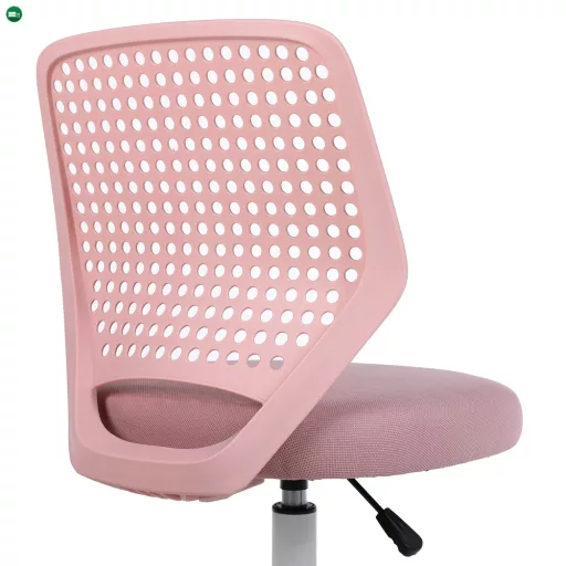 Forgószék, rózsaszín/fehér, SATOZ