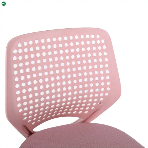 Forgószék, rózsaszín/fehér, SATOZ