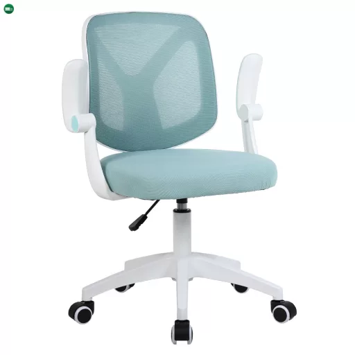 Irodai szék, rózsaszín/fehér, SOLARI