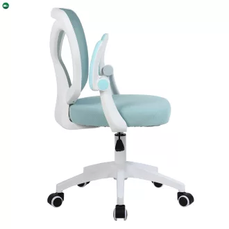 Irodai szék, kék/fehér, SOLARI