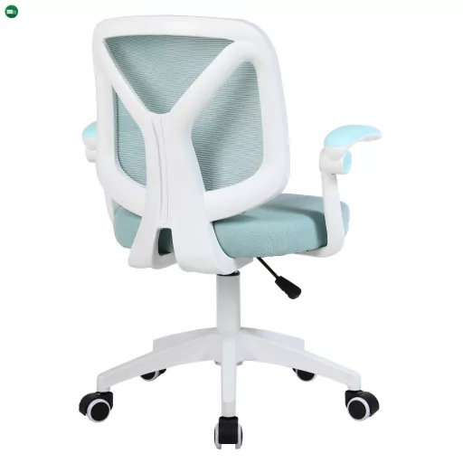 Irodai szék, rózsaszín/fehér, SOLARI