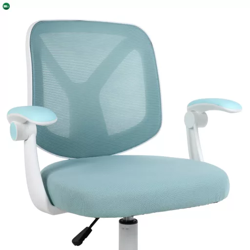 Irodai szék, rózsaszín/fehér, SOLARI