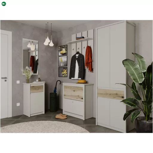 Cipősszekrény, kasmír/evoke tölgy, KAROS 2K