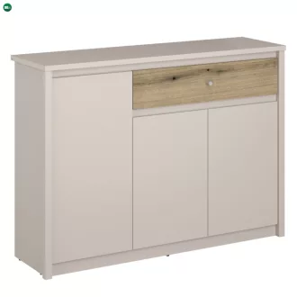 Komód, kasmír/evoke tölgy, KAROS 3D1S