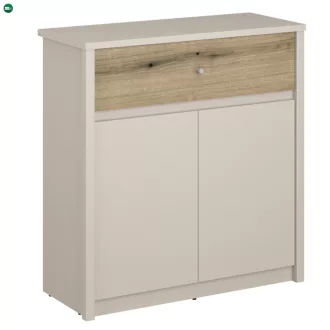 Komód, kasmír/evoke tölgy, KAROS 2D1S