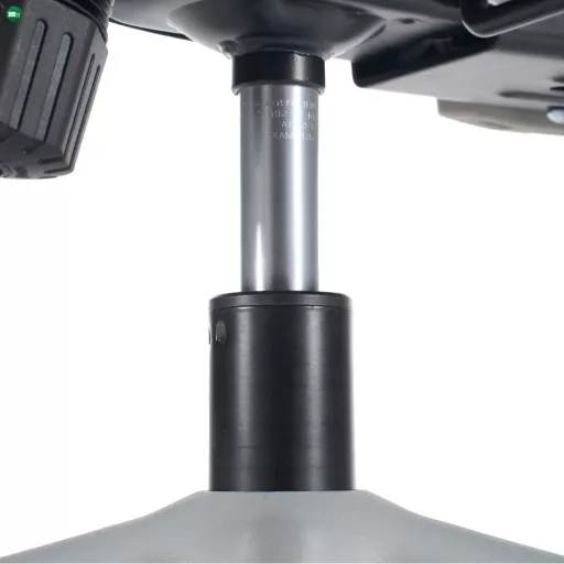 Irodai szék, neomint/világosszürke/szürke, teherbírás 150 kg, ERMEN