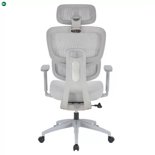 Irodai szék, világosszürke/szürke, teherbírás 150 kg, ERMEN