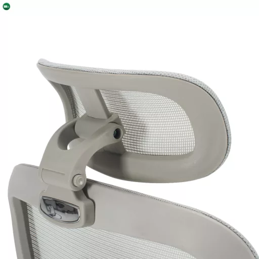 Irodai szék, világosszürke/szürke, teherbírás 150 kg, ERMEN