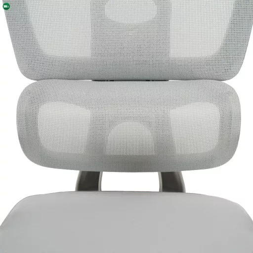 Irodai szék, világosszürke/szürke, teherbírás 150 kg, ERMEN