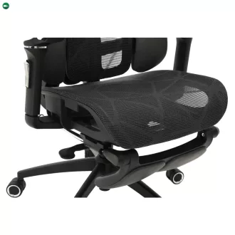   Irodai szék, sötétszürke/fekete, teherbírás 150 kg, VILMER
