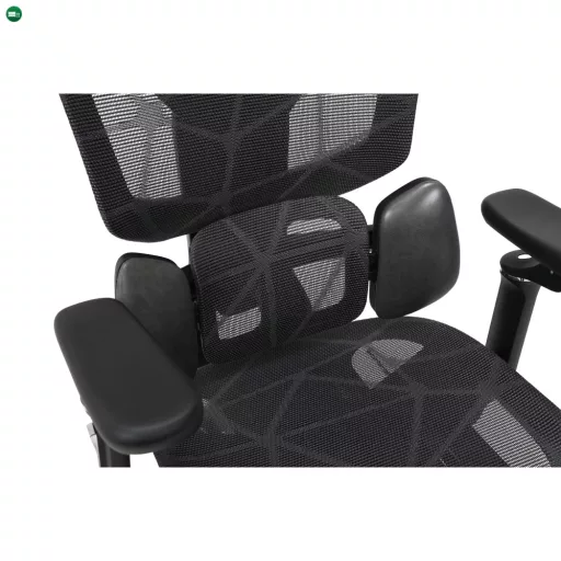 Irodai szék, sötétszürke/fekete, teherbírás 150 kg, VILMER