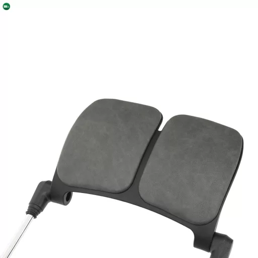 Irodai szék, sötétszürke/fekete, teherbírás 150 kg, VILMER