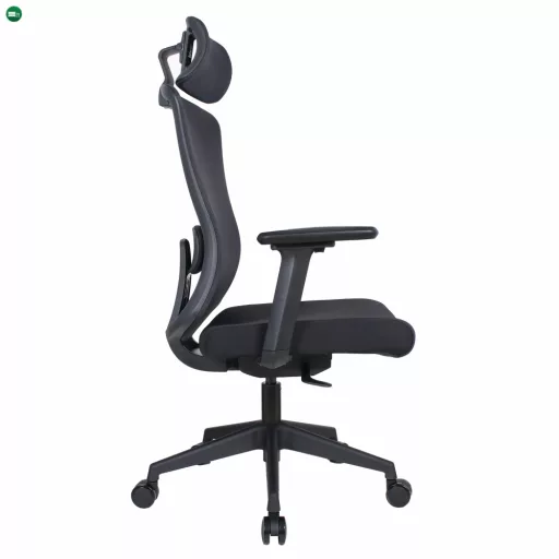 Irodai szék, fekete, teherbírás 150 kg, ROSANO