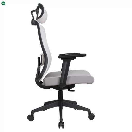 Irodai szék, szürke/fekete, teherbírás 150 kg, ROSANO