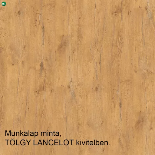 Felső sarokszekrény, fehér extra magas fényű HG/lancelot tölgy, VEGA 58x58 GN-72  1F