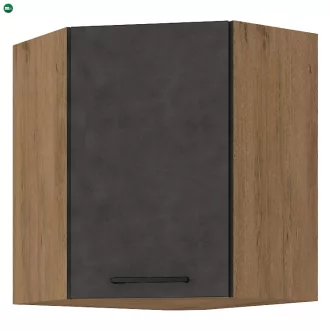   Felsőszekrény, szürke matt/tölgy lancelot, VEGA 58x58 GN-72 1F