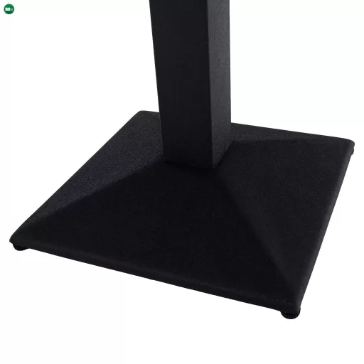 Bisztró asztal, tölgy sonoma/fekete, 70x70 cm, RINALDO TYP 1