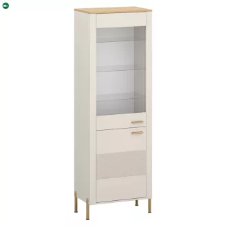 Vitrin, kasmír/kő tölgy, RUNOL 1D1W