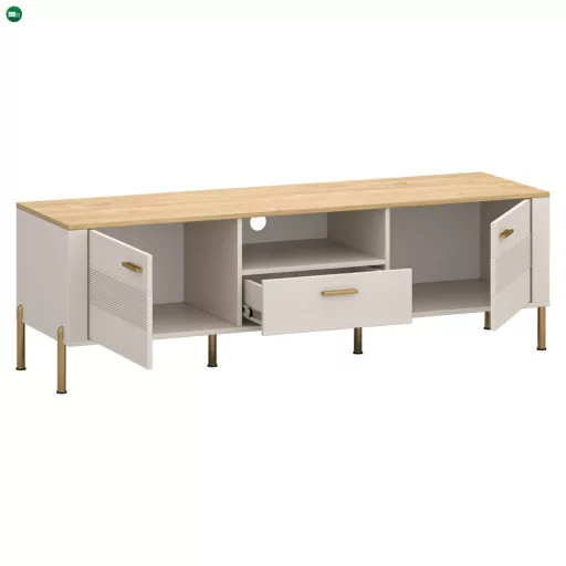 TV-állvány, kasmír/kő tölgy, RUNOL 2D1S