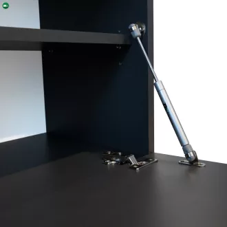   Előszobafal, antracit extra magasfényű HG/artisan tölgy, ALIVA V2