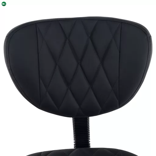 Ergonomikus térdeplőszék, fekete műbőr/fekete, SAMER