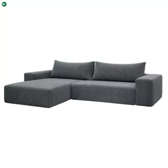 Univerzális sarokülőgarnitúra, szürke, PREMA ROH UNI