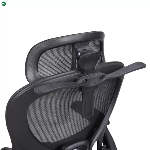 Irodai szék, fekete/króm, 150 kg teherbírás, GILON