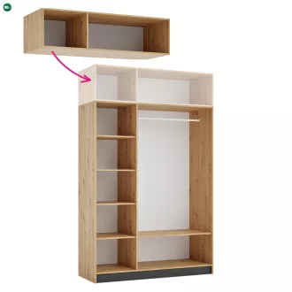 Szekrénybővítmény korpusz 150, artisan tölgy, KREO