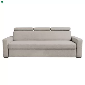 Kinyitható kanapé, bézsszürke Taupe, KINGA