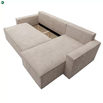   Univerzális ülőgarnitúra, szürkésbézs Taupe, APERO ROH